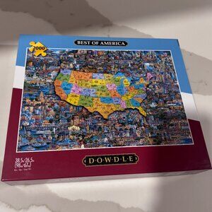 Dowdle “Best of America” 2000-Piece Jigsaw Puzzle 🧩🇺🇸